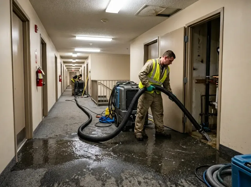 multi-unit-apartment-hallway-f-005 — frequently asked questions, Emergency Burst Pipe Water Extraction & Removal in Byram, MS
